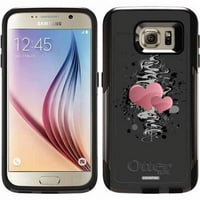 Double Heart Grunge Design Otterbo ingázó sorozat esetén a Samsung Galaxy S6 -hoz