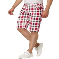 Egyedi olcsó férfiak rövidnadrágja nyári kockás vékony illeszkedés ellenőrzött minta rövid nadrág