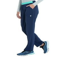 ScrubStar női aktív nyújtási kontraszt háló húzó derékpántos nadrág