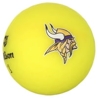 Wilson munkatársai Duo Opti NFL Golf Balls sárga, Minnesota vikingek, csomag