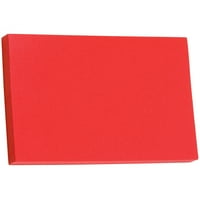 Papír és boríték lapos jegyzetkártyák, 9, 25 csomag, Jupiter Red Metallic