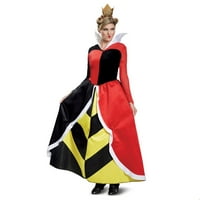 Disney Gazemberek Queen Of Hearts Deluxe Felnőtt Halloween Jelmez