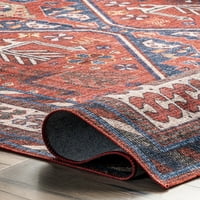 Nuloom Stella gép mosható hagyományos törzsi szőnyeg, 3 '5', rozsda