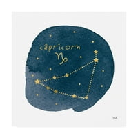 Védjegy képzőművészet 'Horoszkóp Bak' vászon művészet Moira Hershey