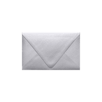 Luxpaper A meghívó borítékok, 3 4, ezüst metál, csomag