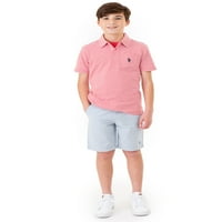 S. Polo Assn. Fiúk Twill Hartford Short, Méret 4-18