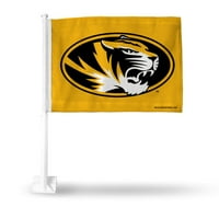 Missouri Egyetem TigersUNIVERSITY tigris fej autó zászló