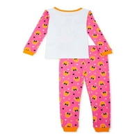 Minnie Mouse Halloween Baby kisgyermek lány hosszú ujjú, fitt pamut pizsamák, szett