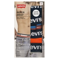 A Levi felnőtt férfi pamut nyújtó boxer rövidnadrágja, S-XL méretek
