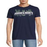 Minecraft férfi és nagy férfi grafikus póló, 2-csomag, S-3XL méretek