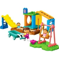 Mega Bloks Dora Park Buildable Adventure Play Set