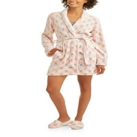 Body Candy Luxe plüss Sleepwear Robe & S