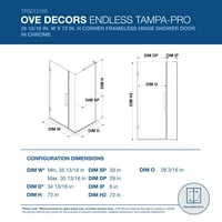 Ove dekorok Tampa-Pro 35-in. W in.