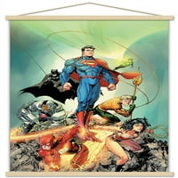 Képregények-Justice League of America-Unite fali poszter fa mágneses kerettel, 22.375 34