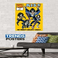Kiss and Marvel - Cover Wall poszter, 22.375 34