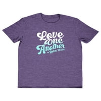 Áldott lány női barát póló - egymás - Retro Heather Purple - Nagy