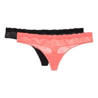Intelligens és szexi női csipke díszítés tanga nadrág, 2-csomag, stílus-SA1376