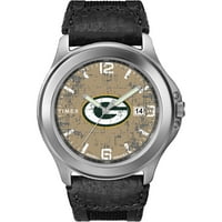Idő - NFL Tribute Collection Férfi Old School Watch, Green Bay Packers