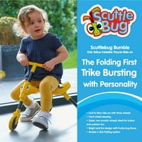 Scuttlebug darázs, sárga kört tricikli 9 ülésmagasság. 1-3 éves