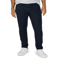 Izod Men's UltraSoft vékony kúpos fit farmer