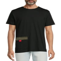 American Stitch férfi pamut oldalsó zseb póló, S-2XL méretű