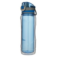 Bubba Flo Duo Oz mélytengeri és szürke szigetelt műanyag vizes palack szalma fedéllel