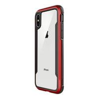Sokkálló telefon tok Apple iPhone védelmi pajzs tok piros színben
