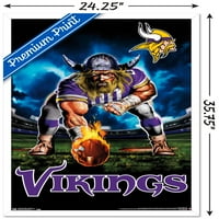 Minnesota Vikings - Point Stance Wall poszter, 22.375 34