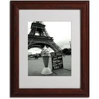 Védjegy képzőművészet 'Eiffel-torony fagylalt kúp' Matt Keretes művészet Kathy Yates