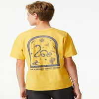 Ingyenes összeszerelő fiúk ruhanemű mosott grafikus pólók, méret 4-18