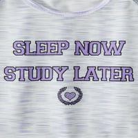 A lányok alvása most tanulmányozza később '2 darabos pizsama alváskészlet