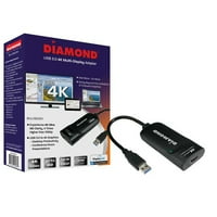 Diamond Multimedia USB-HDMI 4K 2K Video grafikus Adapter hanggal több monitorhoz