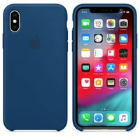 Apple szilikon tok iPhone XS -hez - Blue Horizon