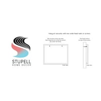 Stupell Industries Részletes Virágbimbók Bloom Graphic Art White Keretes Art Print Wall Art, Design by Liz Jardine