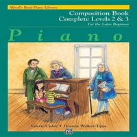 Alfred Basic Piano Library Composition Book Complete, Bk &: a későbbi kezdőknek