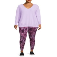 Terra & Sky Women's Plus Size Leggings, 2-Pack