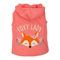 Rózsaszín „Foxy Lady” kapucnis s