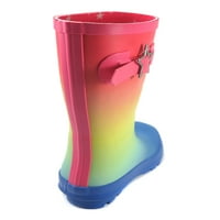 Wonder Nation Rainbow Star Csat Buckle Rain Boot