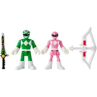 Imaginext Power Rangers Zöld Ranger És Rózsaszín Ranger