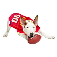 Háziállatok Első NFL Kansas City Chiefslicensed háló mez kutyáknak és macskáknak - extra kicsi