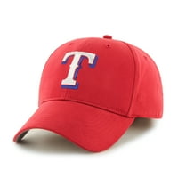 A Texas Rangers fordított alapvető állítható sapka kalapja rajongói kedvence