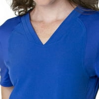 Smitten Slim Fit Tunic V-nyakú Scrub Top, Count, Pack