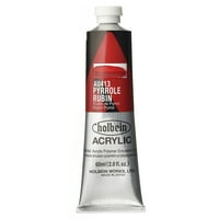 Holbein Artist nehéz test akril szín, 60ml, pirrol Rubin