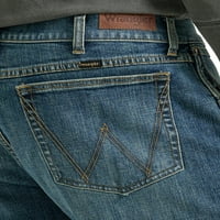 Wrangler® férfi 5 zsebű karcsú, egyenes farmer nyújtással, 30-42 méretű