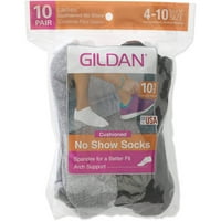 Gildan Ladies Noshow Comfort Toe zokni 10 csomag
