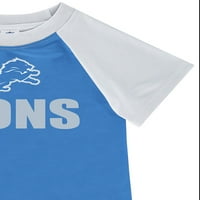 Detroit Lions rövid ujjú grafikus pulóver szokásos pólócsomag