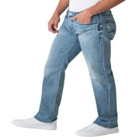 Silver Jeans Co. férfi Allan Classic Fit egyenes láb farmer, derékméret 28-44