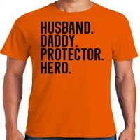 Grafikus Amerika Apák napja férj Apu védő hős ing Apa férfi pólóhoz