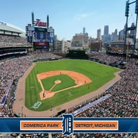 Detroit Tigers-Comerca Park Fali Poszter, 22.375 34