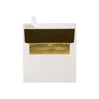 Luxpaper A meghívó borítékok, 3 4, lb. természetes arany béléssel, csomag